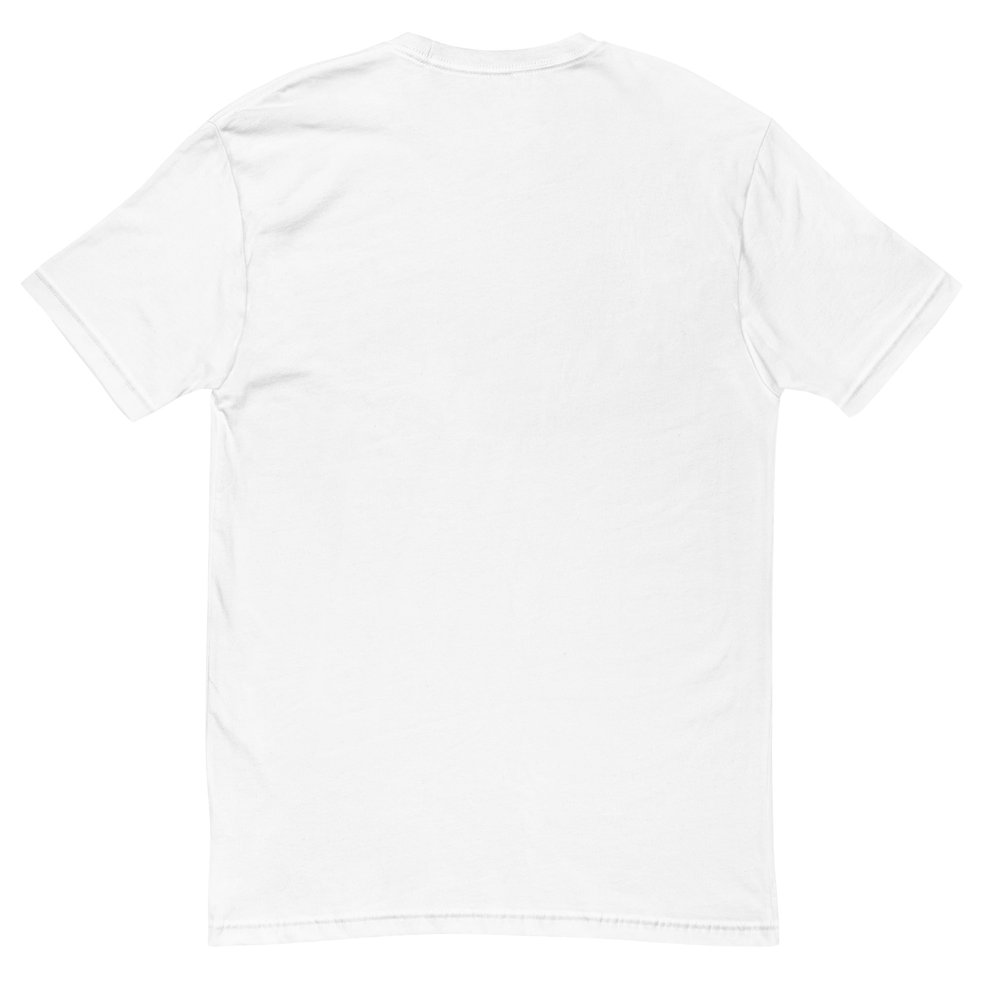 White men’s athletic fit gym t-shirt 